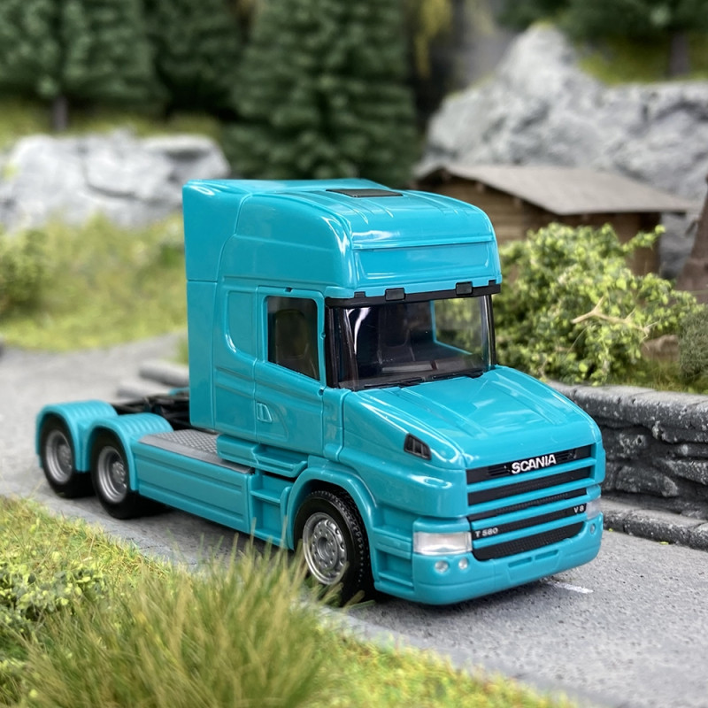 Scania H 04 TL ZM, Bleu - HERPA 151726-008 - HO 1/87