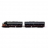 Locomotive diesel EMD F7A + B 6182 et 8082B "Southern Pacific" US Ep III - KATO 1060427 - N 1/160