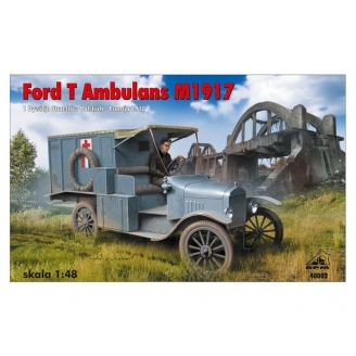 Voiture Ford T Ambulance M1917 - 1/48 - RPM 48002