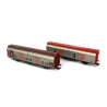 2 wagons parois coulissantes Hbbills "Coca Cola", Ep VI - MARKLIN 48345 - HO 1/87
