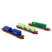 3 wagons porte conteneurs Rs, Sncf, Ep IV - MINITRIX 15072 - N 1/160-