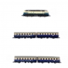 Locomotive BR 218.4 + 2 paires de voitures de conversion 2CL DB, Ep IV - MARKLIN 81306 - Z 1/220
