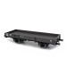 Wagon plat OCEM 29 rouge freiné roues pleines Sncf, Ep III - REE WB609 - HO 1/87