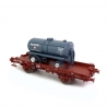 Wagon UFR mono-porteur roue pleines "Bourgey Montreuil" Sncf, Ep IV - REE WB646 - HO 1/87