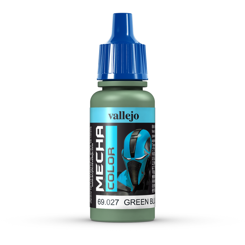 Peinture acrylique "Mecha Color" Vert Bleu 17 ml - VALLEJO 69027