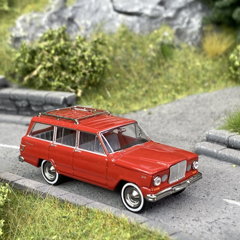 Jeep Wagoneer A Rouge - BREKINA 19869 - HO 1/87