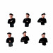 6 chauffeurs pour locomotives ref 40001 -HO-1/87-ROCO