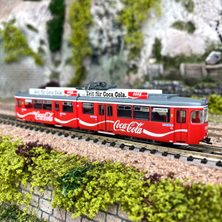 Tramway type Duewag Gt6 "Heidelberg" Coca-Cola, Ep IV  -N 1/160-ARNOLD HN2530