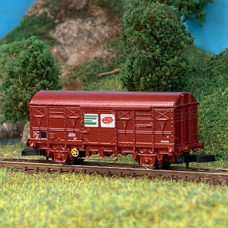 Wagon couvert G40.2 "SERNAM" Sncf, Ep IV - AZAR MODELS W02SN - Z 1/220