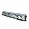 Voiture-lits type P, inox bandeau bleu foncé, Sncf, EpIV - LSMODELS 41071 - HO-1/87