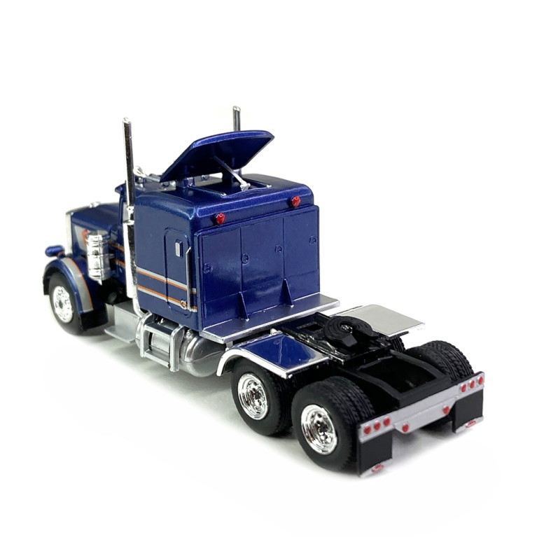 Camion Peterbilt 359 bleu métallisé - BREKINA 85701 - HO 1/87