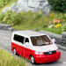 Volkswagen T5 bus rouge blanc  - SCHUCO 452665910 - HO 1/87