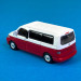 Volkswagen T5 bus rouge blanc  - SCHUCO 452665910 - HO 1/87