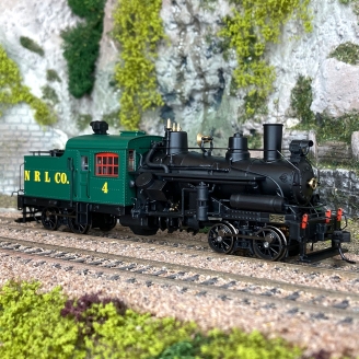 Locomotive vapeur Heisler "Northern Redwood Lumber Compagny" 4,  Ep III - RIVAROSSI HR2883S - HO 1/87