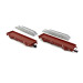 2 wagons ex-US plat à rebords bas + chargement Sncf, Ep V - ARNOLD HN6543 - N 1/160