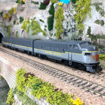 Locomotive 3 pièces EMD F7 "Electro-motive" US, 3R digital - MARKLIN 3649 - H0 1/87  - DEP236-344