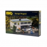 Garage Peugeot avec vitrine - MKD 2024 - HO 1/87