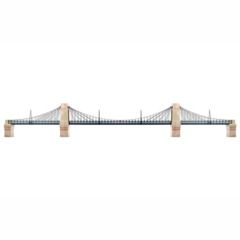 Grand pont suspendu 1 voie 1372mm - HORNBY R8008 - HO 00 1/76