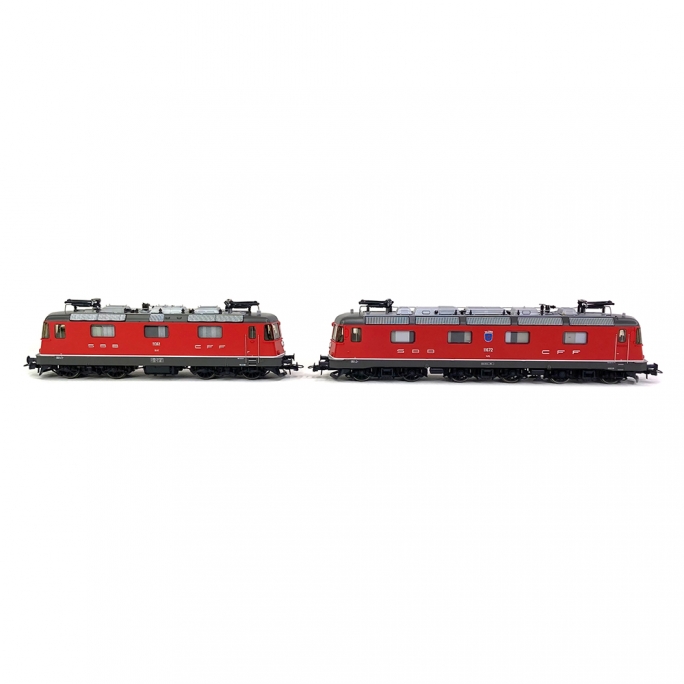 2 locomotives électrique double traction Re 10/10 SBB, Ep IV - ROCO 71409 - HO 1/87