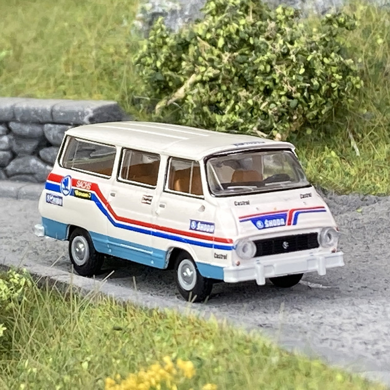 Skoda 1203 Bus, "Skoda Rallye" - BREKINA 30803 - HO 1/87