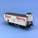 Wagon couvert avec guérite "Bières Mutzig" Sncf, Ep III - BRAWA 49848 - HO 1/87