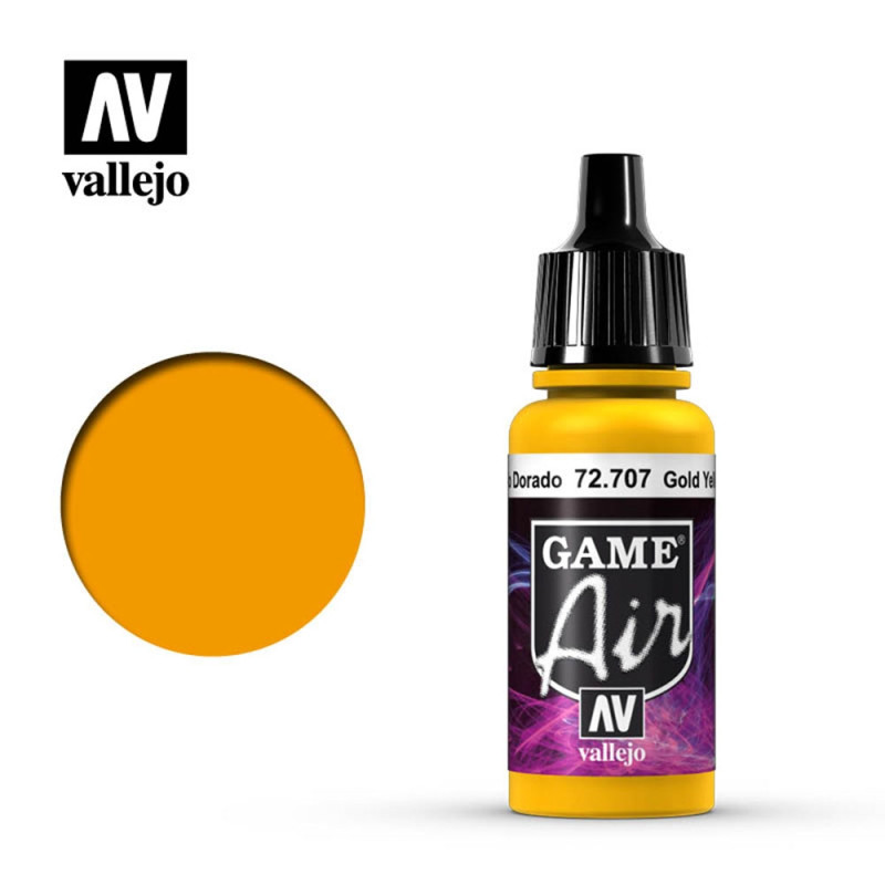 Peinture "Games'Air", Jaune Or 17 ml - VALLEJO 72707 PGA707