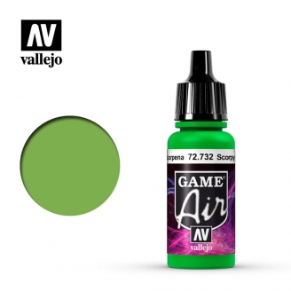Peinture "Games'Air", Vert Scorpène 17 ml - VALLEJO 72732 PGA732