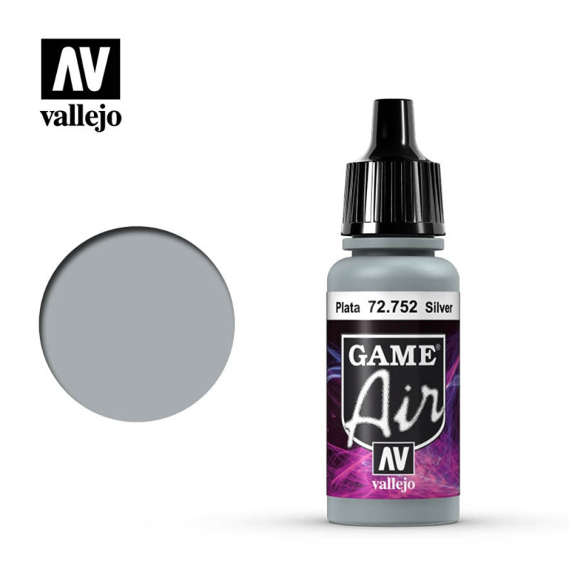 Peinture "Games'Air", Argent 17 ml - VALLEJO 72752 PGA752