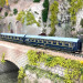 2 voitures lits type T2, livrée bleue/jaune CIWL, Ep IV - ARNOLD HN4341 - N 1/160