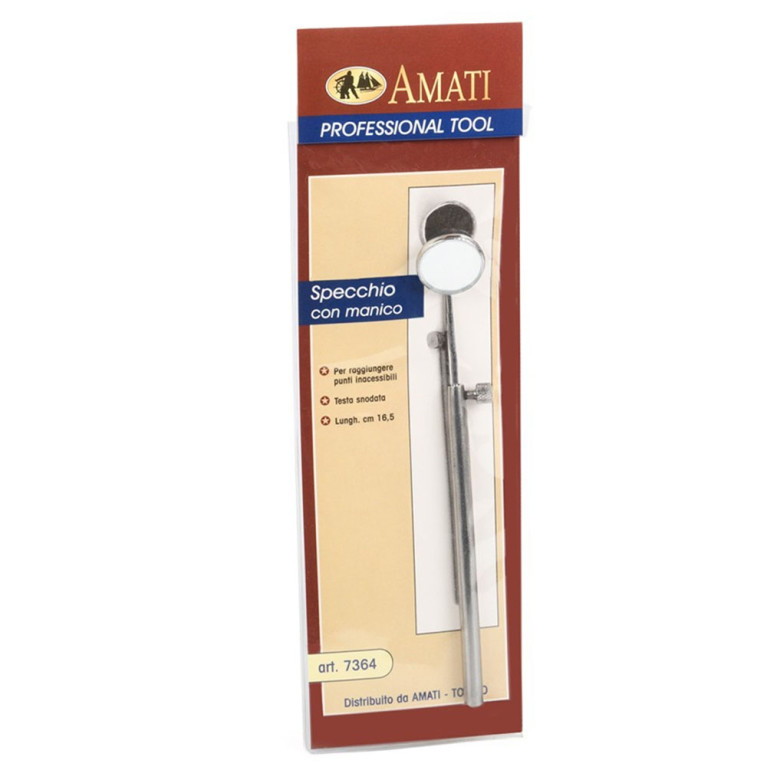 Petit Miroir Stomatoscope, Articulé 16.5cm - AMATI 7364