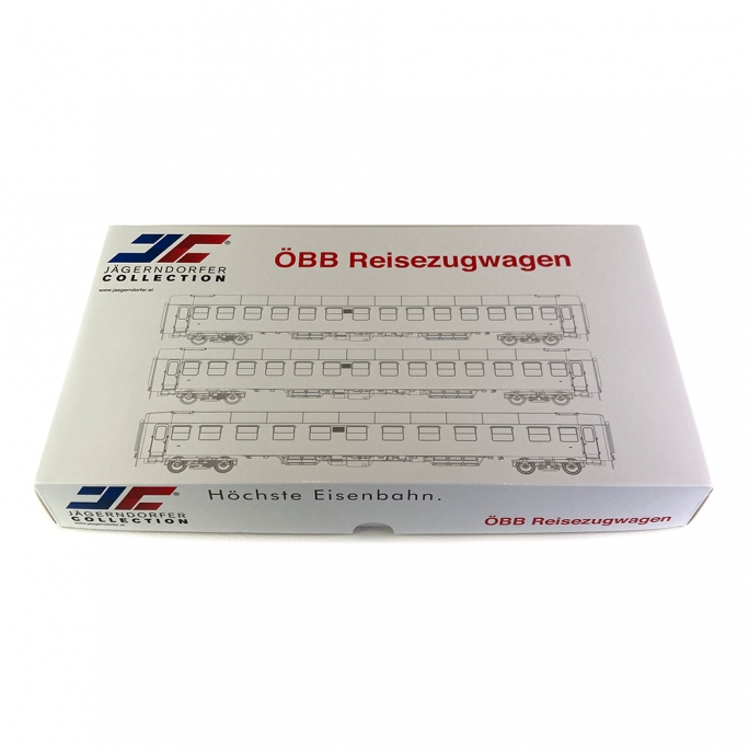 3 voitures UIC X1 1CL et 2CL ÖBB, Ep IV - JÄGERNDORFER 90400 -  HO 1/87