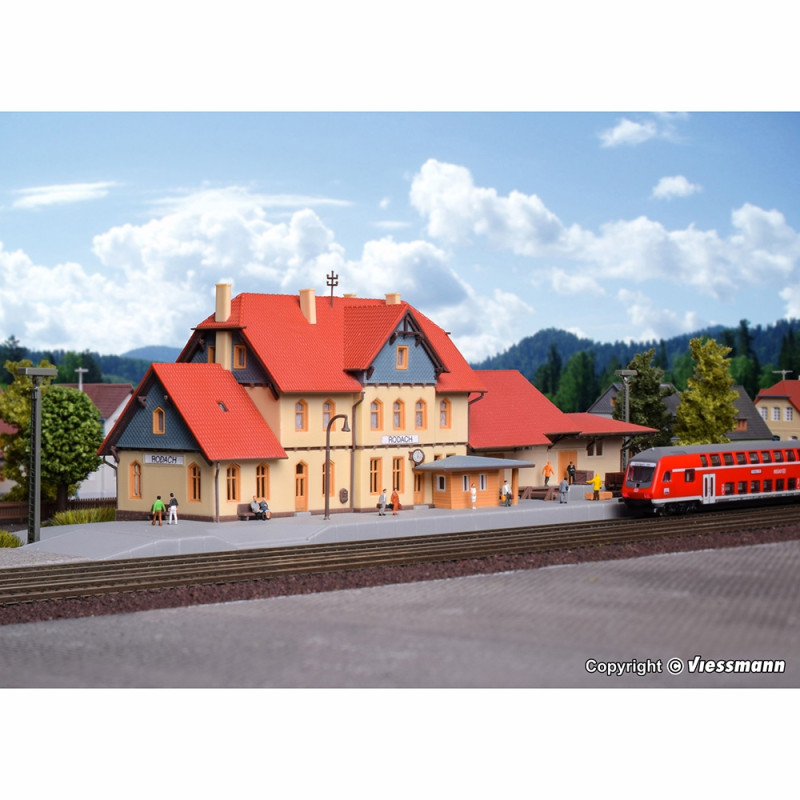 Ancienne Gare En Tôle échelle O – CR – état De Jeu – Années 30/40 – Superbe