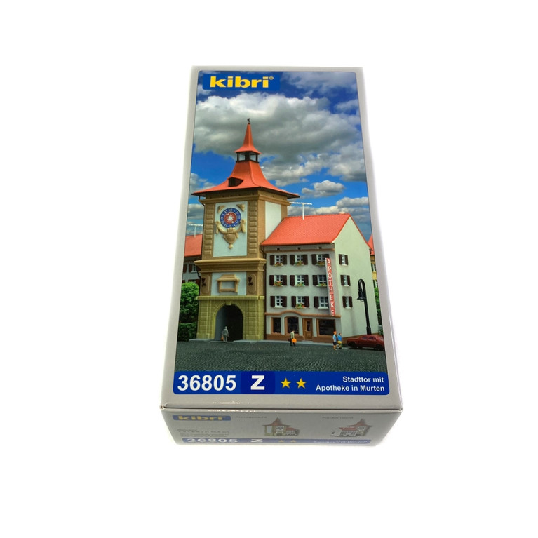 Porte d'entrée de ville avec immeuble et pharmacie - KIBRI 36805 - Z 1/220