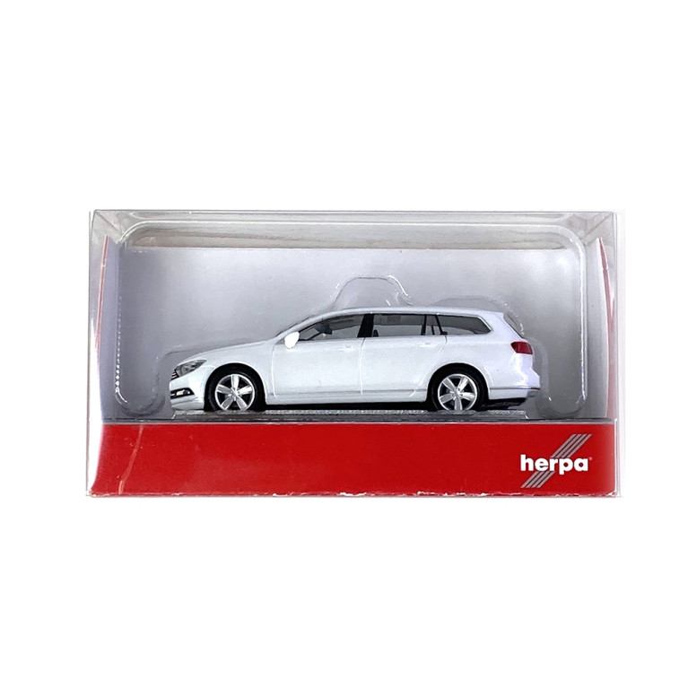 VW Passat Break 2014 Blanche - HERPA 38423005 - HO 1/87