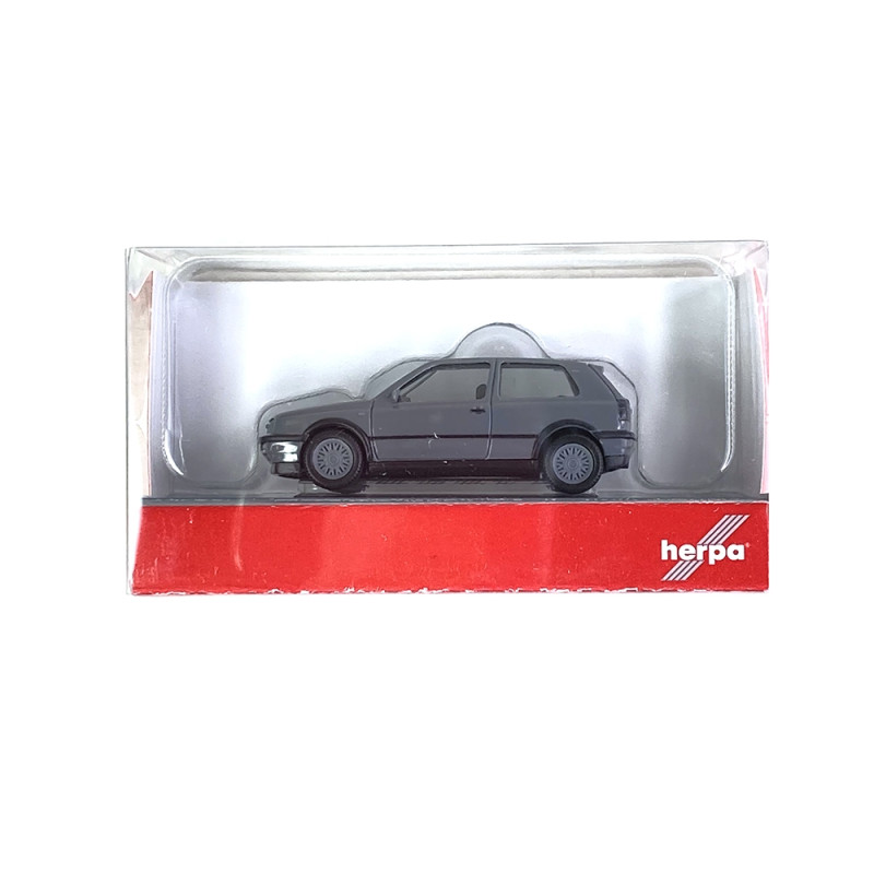 VW Golf 3 VR6 Grise - HERPA 24075002 - HO 1/87