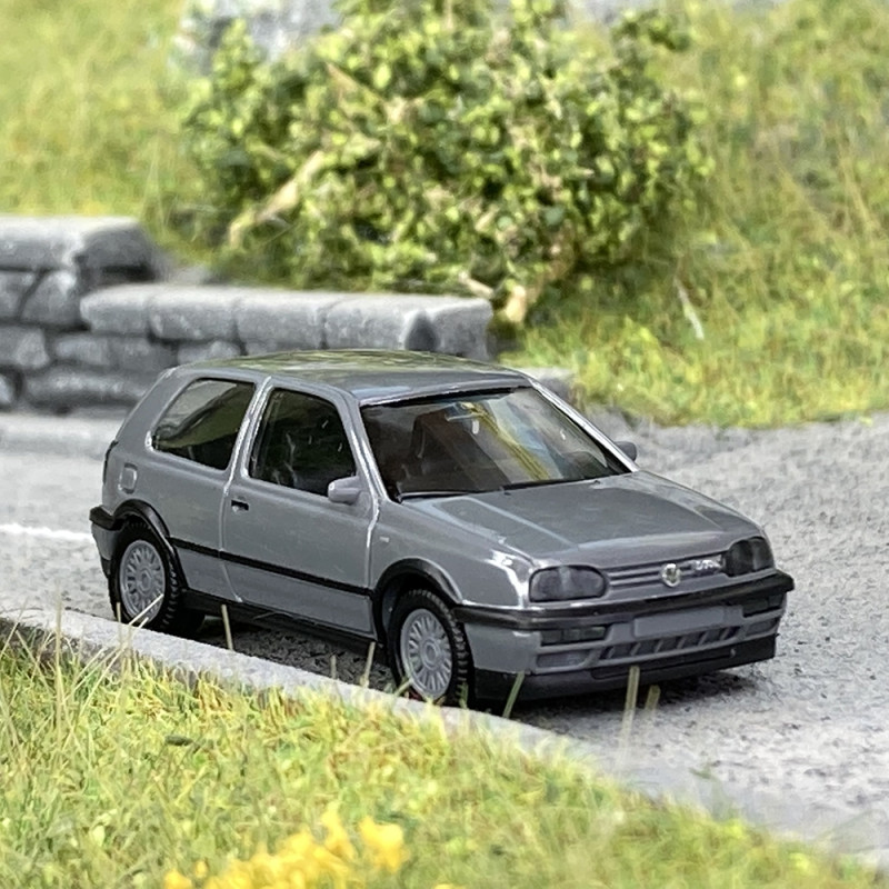 VW Golf 3 VR6 Grise - HERPA 24075002 - HO 1/87