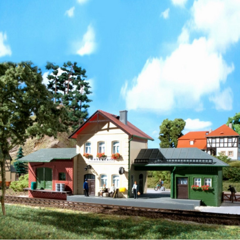 Petite gare de village-HO-1/87-AUHAGEN 11331