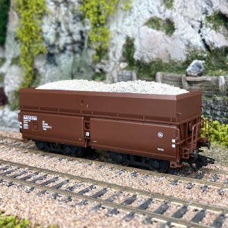 Wagon trémie type Fad, transport de calcaire ÖBB , Ep IV - MARKLIN 4623102 - HO 1/87