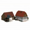 Petite ferme 2 batiments-HO-1/87-AUHAGEN 11350