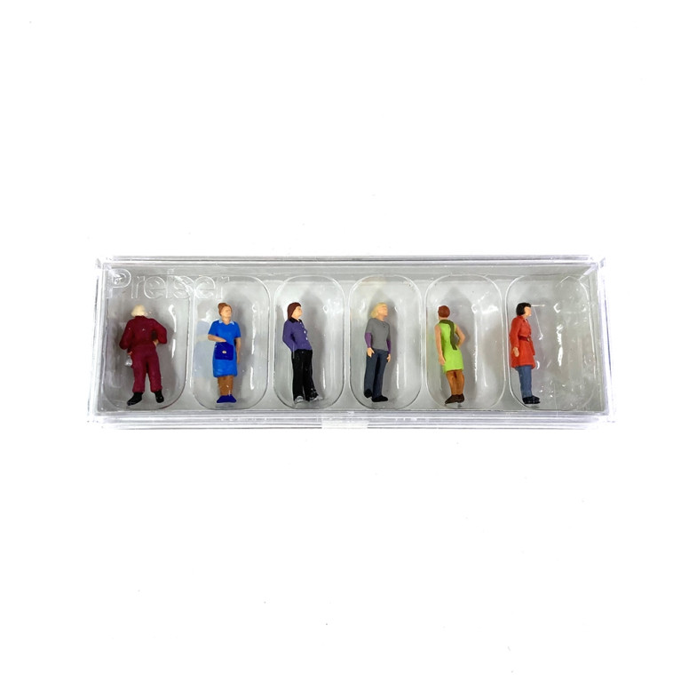 Femmes debout (x6) - PREISER 10629 - HO 1/87