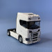 Scania CS HD ZM, Tracteur Blanc - HERPA 310116004 - HO 1/87