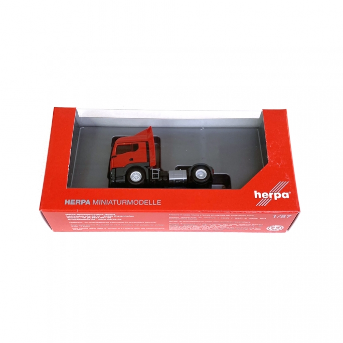 MAN TGS TM ZM, Tracteur Rouge - HERPA 314572 - HO 1/87