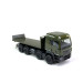 MAN TGS LX Militaire, Plateau, Vert Kaki - HERPA 746816 - HO 1/87