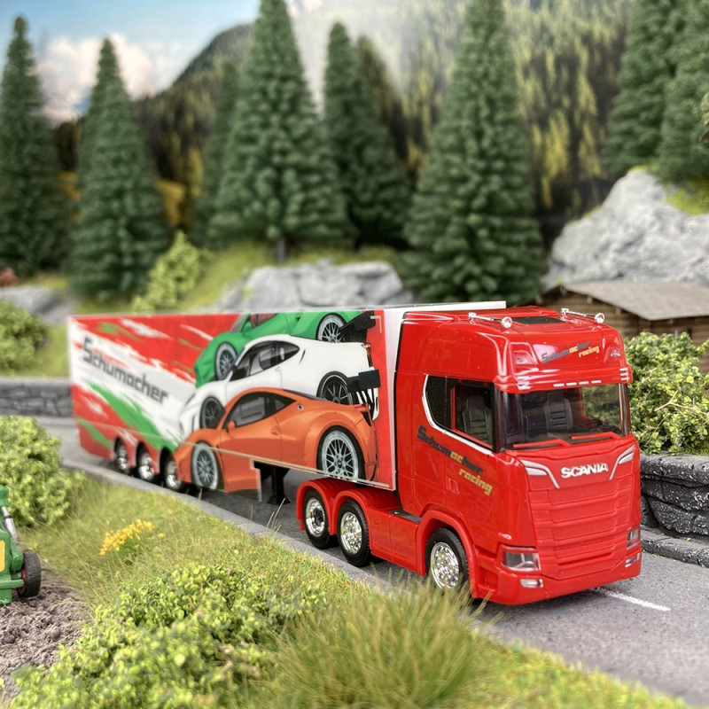 Scania CS20 HD Semi Schumacher, Décoré - HERPA 313643 - HO 1/87