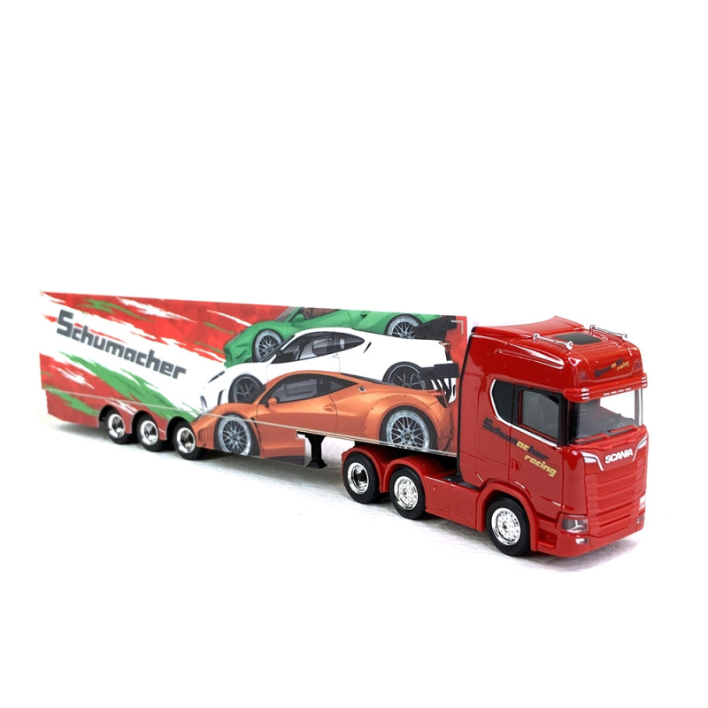 Scania CS20 HD Semi Schumacher, Décoré - HERPA 313643 - HO 1/87