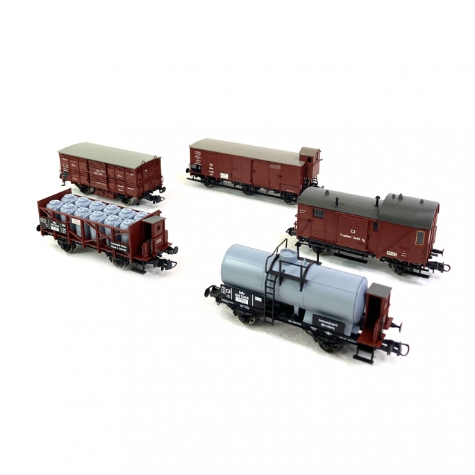 Convoi vapeur G8.2 prussien 6 éléments du KPEV , Ep I - ROCO 61480 - HO 1/87