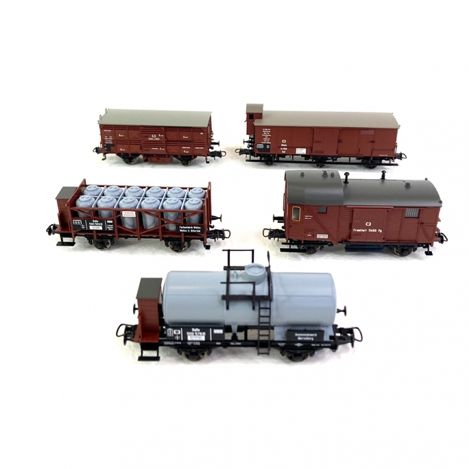 Convoi vapeur G8.2 prussien 6 éléments du KPEV , Ep I - ROCO 61480 - HO 1/87