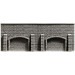 Mur d'arcade type pierres 67 x 12.5 cm - NOCH 58059 - HO 1/87