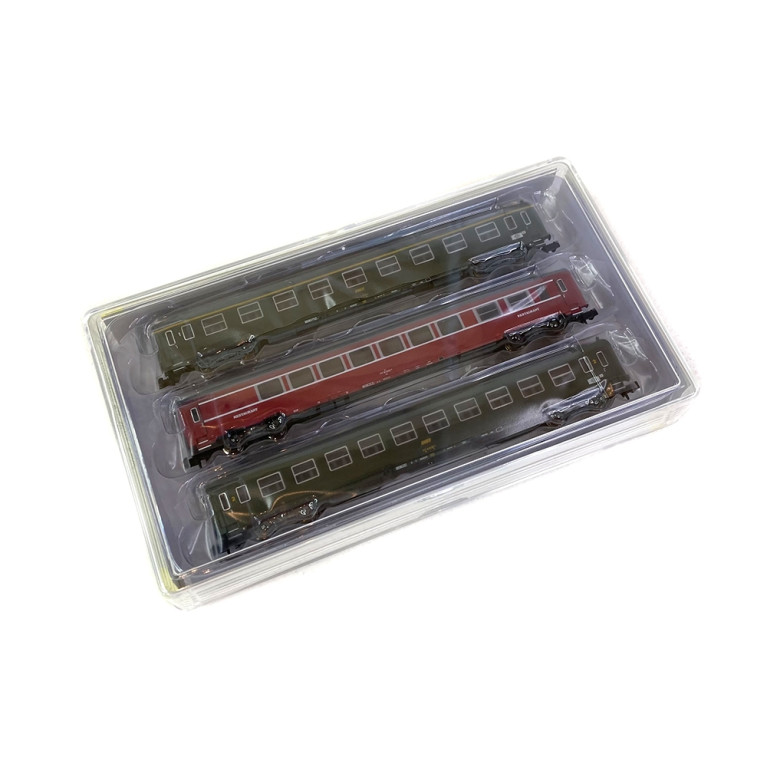 Voiture grande ligne express 2CL B10, 1CL A9 et restaurant "Paris -Nice" Sncf , Ep IV - MINITRIX 18219 - N 1/160-