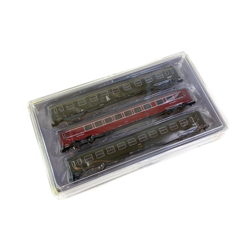 MINITRIX 15502 COFFRET DE 2 VOITURES GRANDES LIGNES NICE - PARIS, SNCF, ÉCHELLE N - JMR